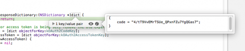 Xcode5, zobacz wartość dict